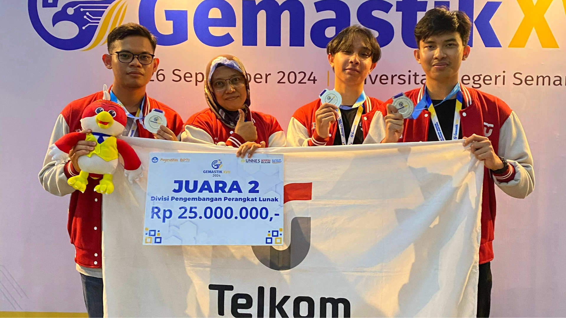 Juara 2 - Pengembangan Perangkat Lunak Gemastik 2024