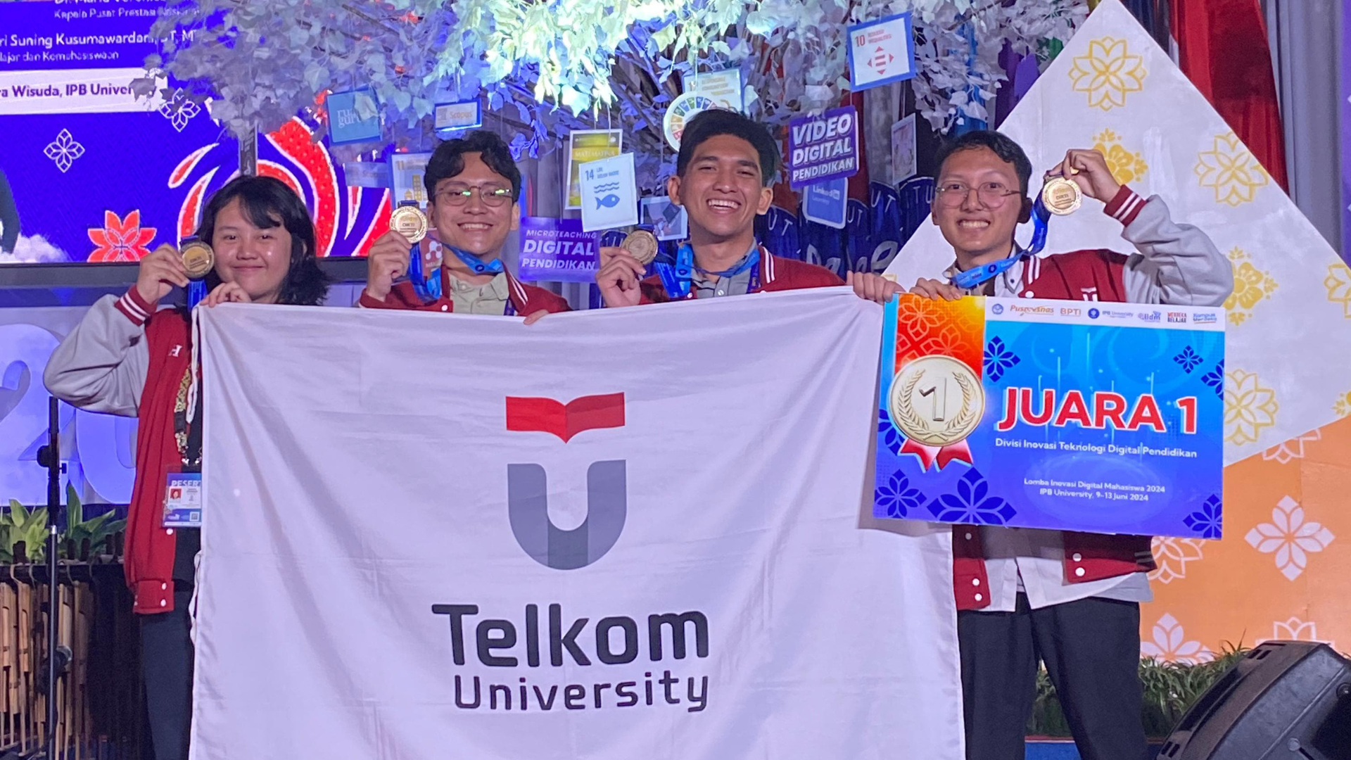 Juara 1 - Inovasi Teknologi Digital Pendidikan Lomba Inovasi Digital Mahasiswa 2024